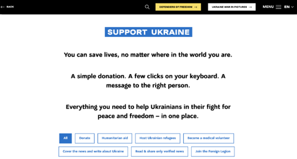 Support Ukraine Campaign Image
